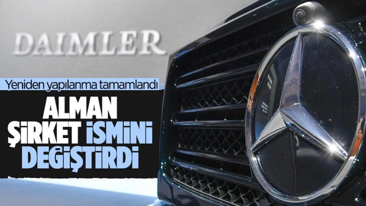 Alman Otomobil Devi Daimler Ad N De I Tirdi