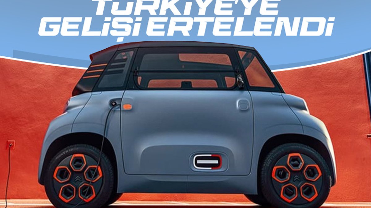 2 Kişilik Elektrikli Araç Citroen Ami'nin Türkiye'ye Gelişi Ertelendi