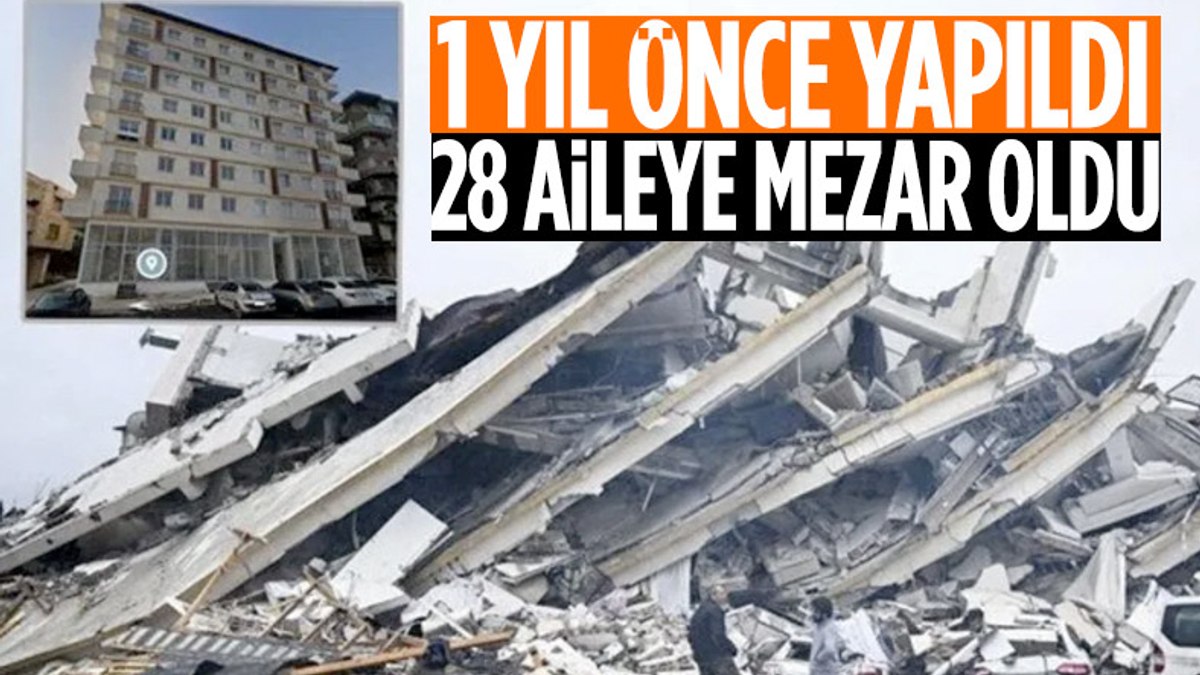 Hatay'da Bir Yıl önce Inşa Edilen Bina, 28 Aileye Mezar Oldu