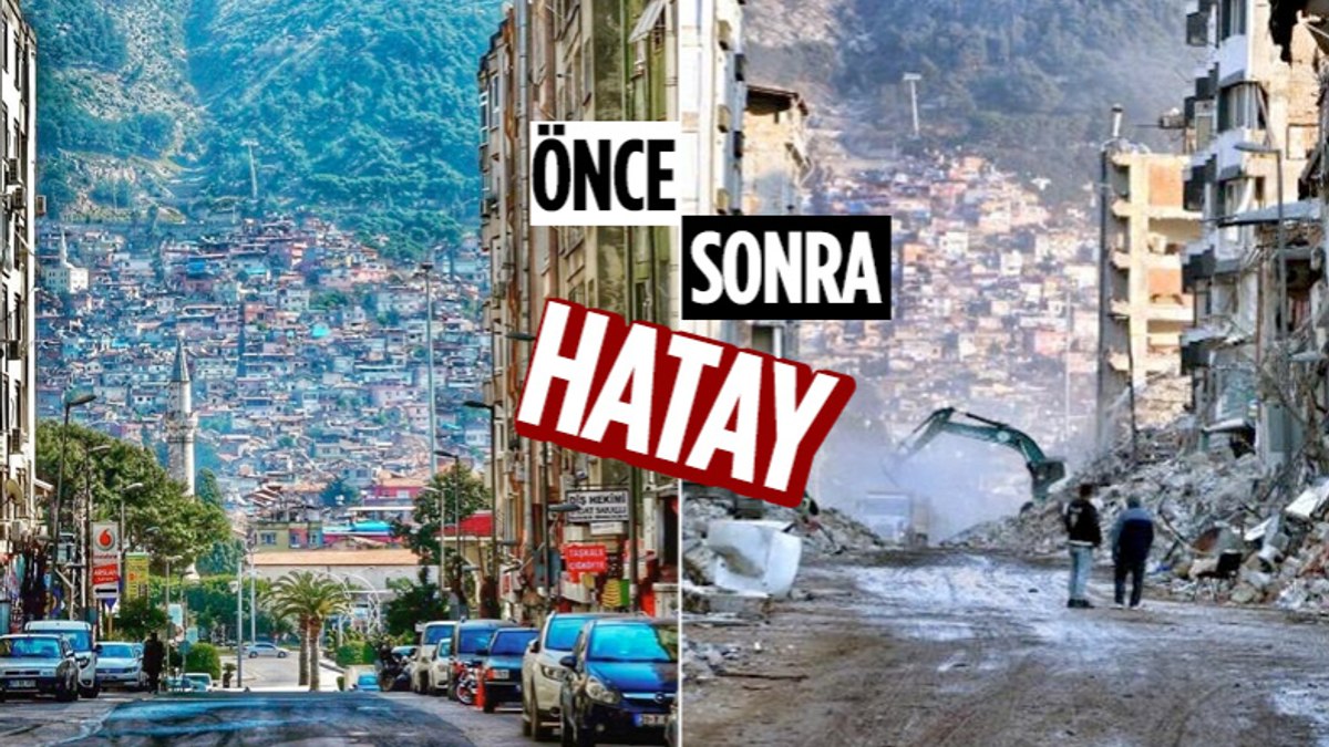 Hatay'da Depremin Verdiği Hasar, 6 Şubat öncesi Ve Sonrası DHA ...