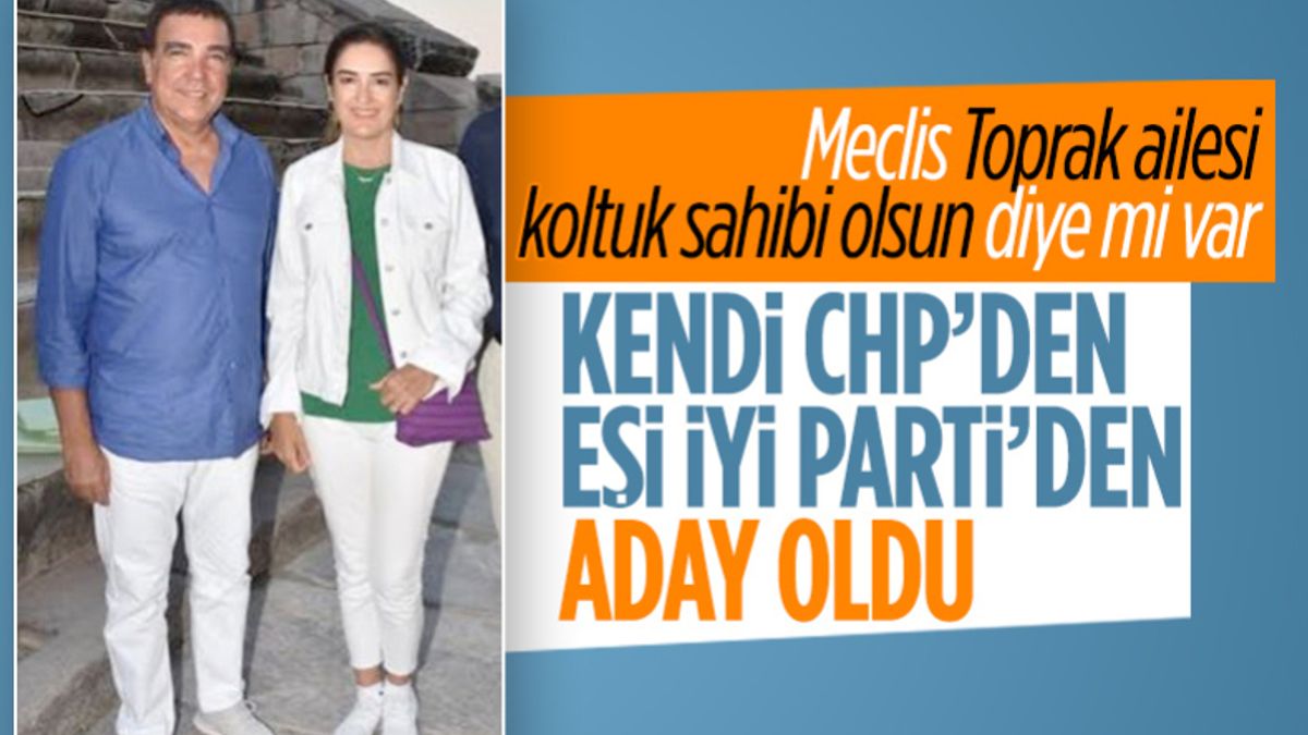 Erdoğan Toprak CHP'den, eşi Ece Güner İyi Parti'den aday oldu Erdoğan Toprak CHP'den, eşi Ece Güner İyi Parti'den aday oldu