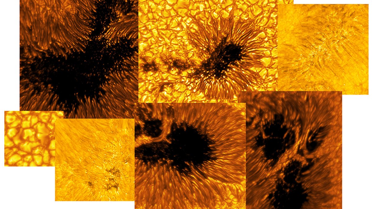 The clearest photos of sunspots released