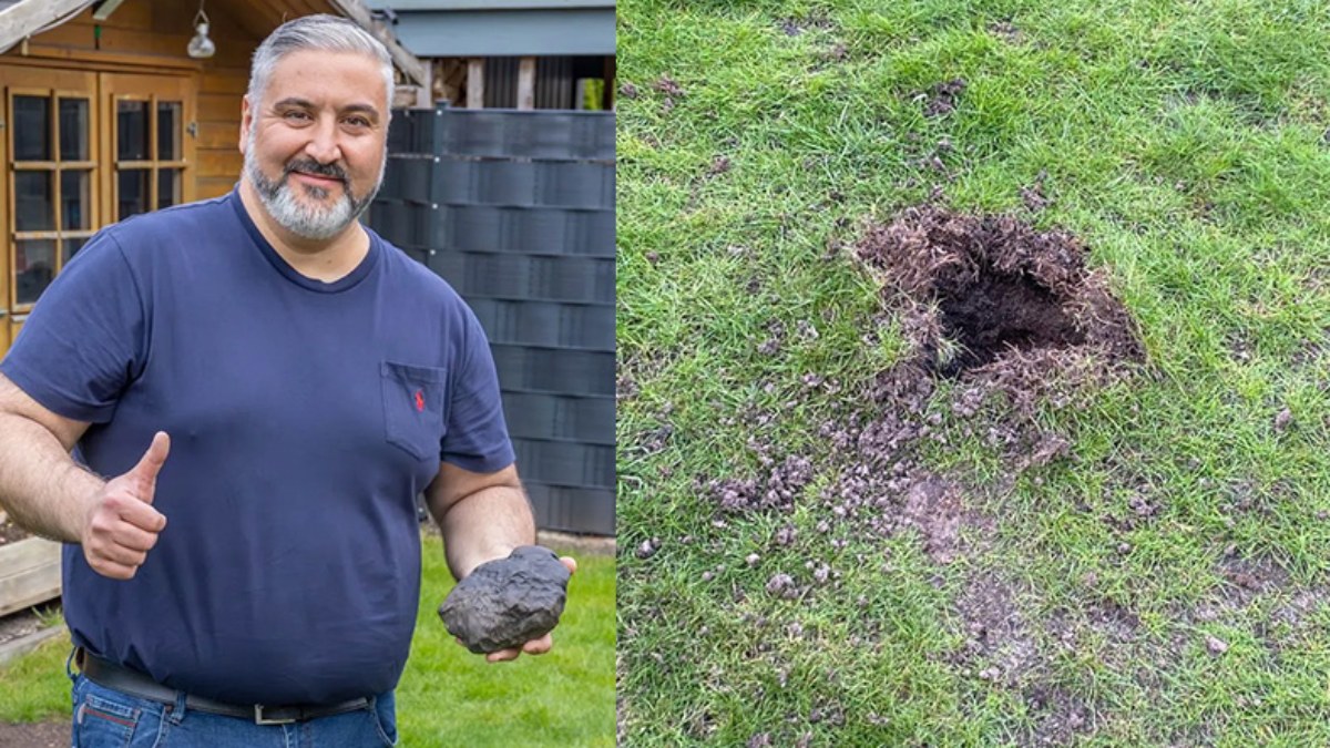Turkish who fell a meteorite in his garden in Germany: Offers are coming