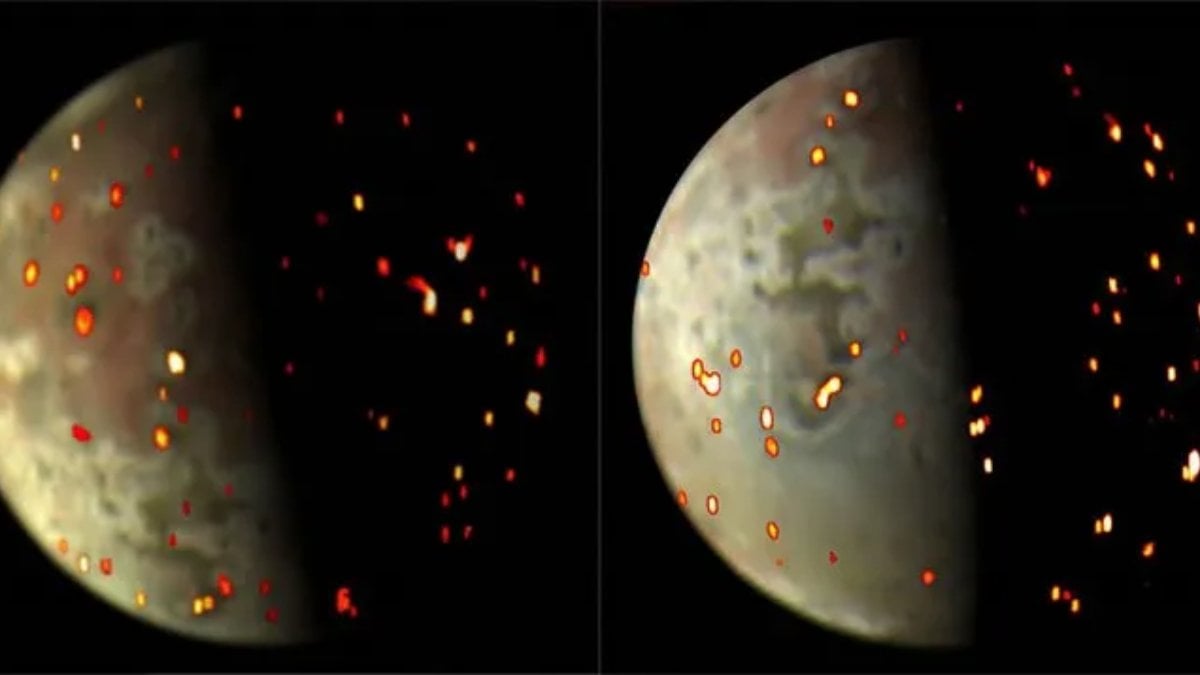 NASA imaged Jupiter’s most volcanic moon