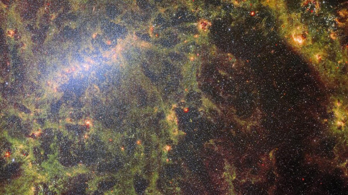 James Webb imaged a galaxy 17 million light-years away