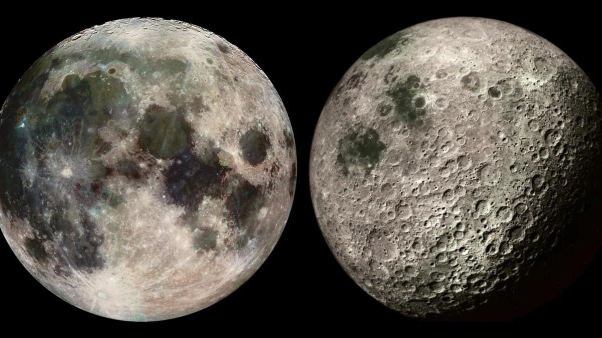 A hot spot has been discovered on the dark side of the Moon