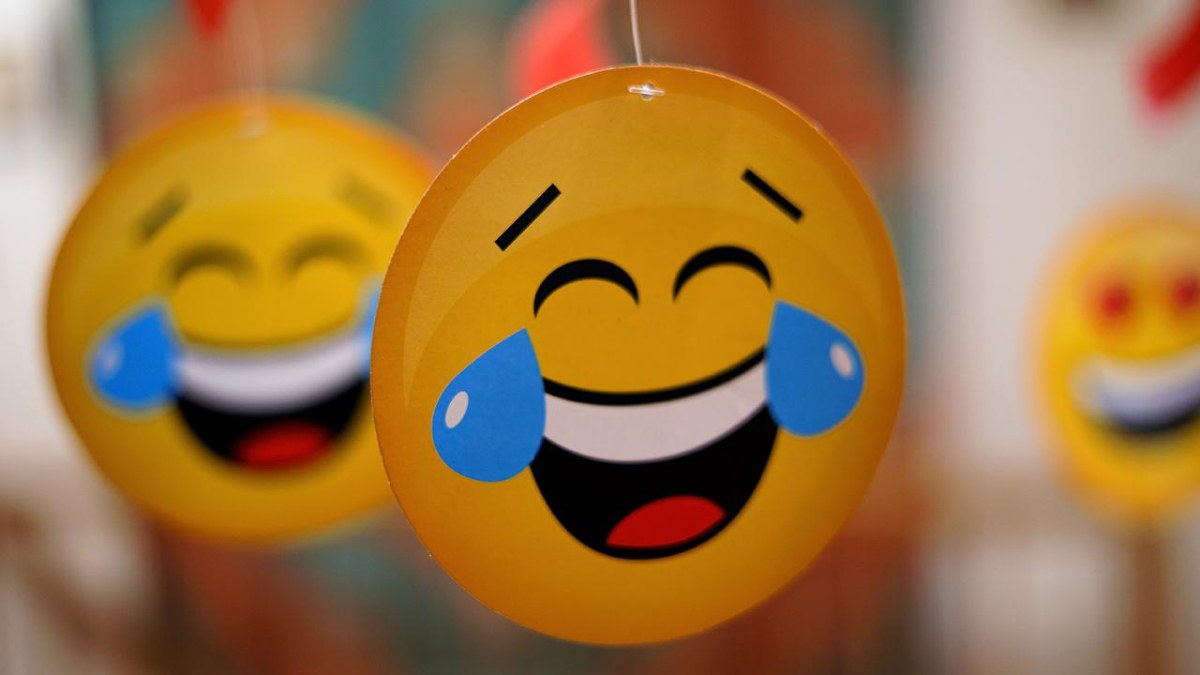 The most used emoji in the world: Smiley with tears of joy