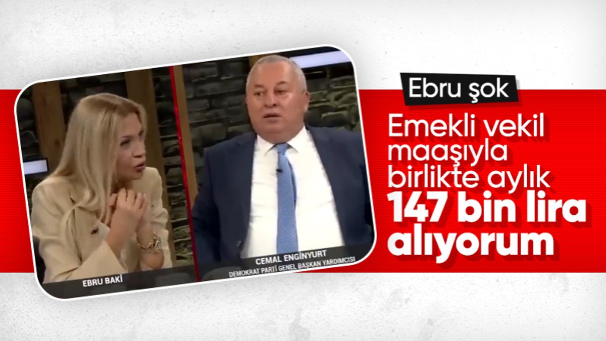 Cemal Enginyurt emekli milletvekili maaşını söyledi: Ebru Baki şaşkına ...