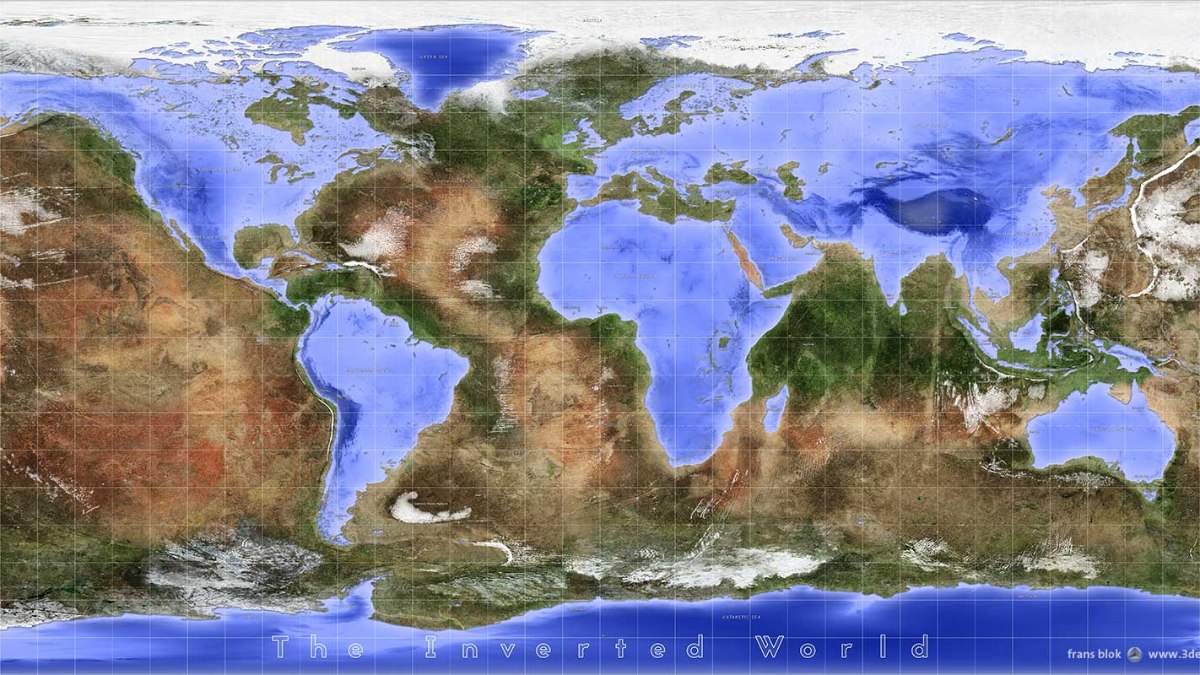 What would happen on Earth if all lands were oceans and all oceans were land?