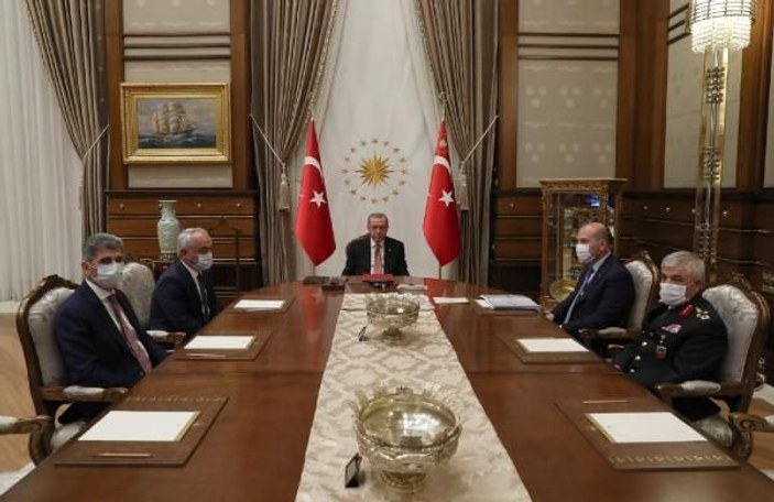 Cumhurbaşkanı Erdoğan, Bakan Soylu'yu kabul etti