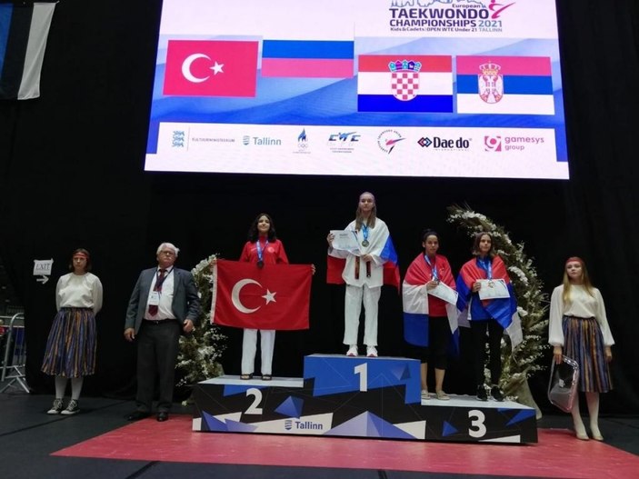 Halter ve tekvandoda Avrupa'da genç sporculardan madalya yağmuru