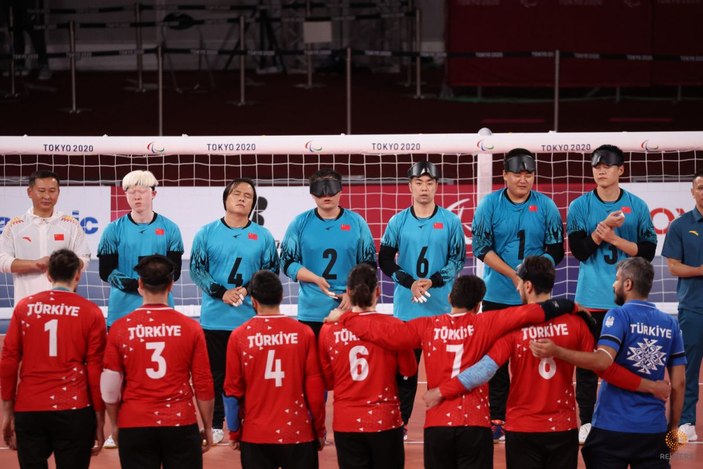 Tokyo Paralimpik Oyunları'nda Türkiye golbol takımı, Çin'i yendi