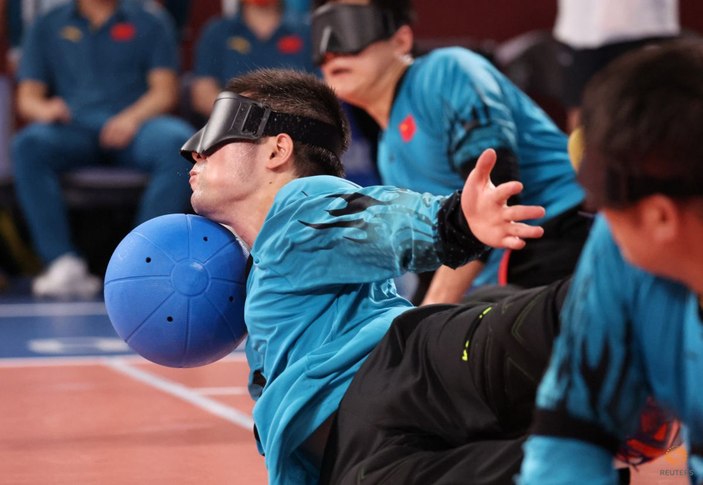 Tokyo Paralimpik Oyunları'nda Türkiye golbol takımı, Çin'i yendi