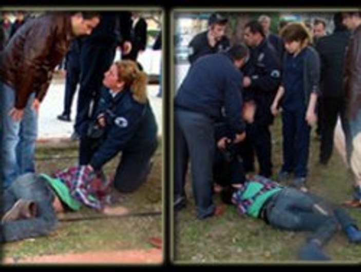 Kadın polise sinir krizi geçirten olay