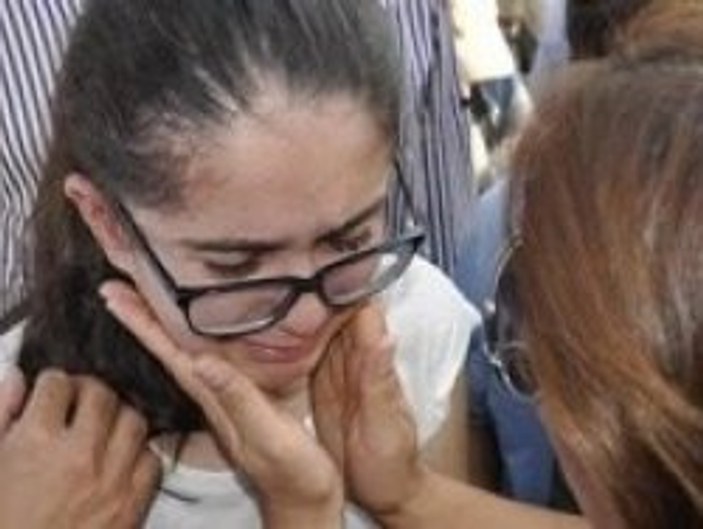 Hüseyin Aygün'ün kızı İdil hüngür hüngür ağladı