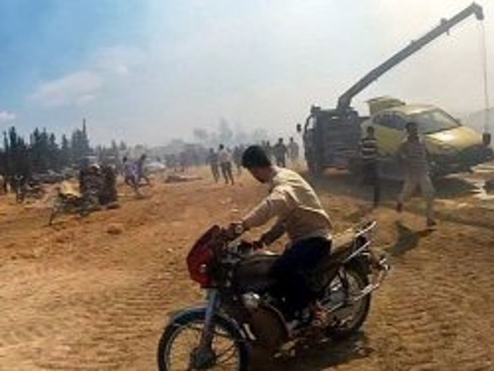Suriye'nin mermileri İsrail'e düştü