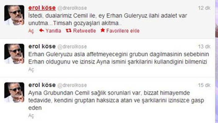 Köse: Erhan Güleryüz timsah gözyaşlarını akıtma