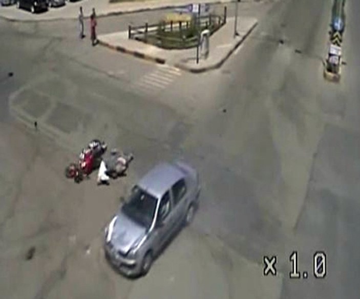 Motosiklet kazaları kamerada - izle