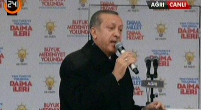 Başbakan Erdoğan'ın Ağrı mitingi konuşması İZLE