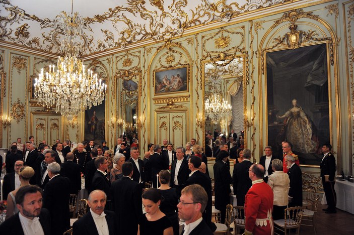 Abdullah Gül Danimarka'da onuruna verilen yemeğe katıldı