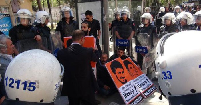 Hatay'da Başbakan Erdoğan protestosuna polis müdahalesi
