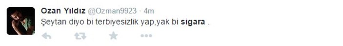 Sosyal medyada sigara tepkisi