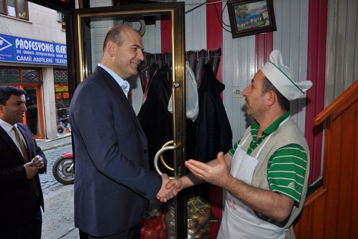 Süleyman Soylu'nun Trabzon'da seçim çalışmaları