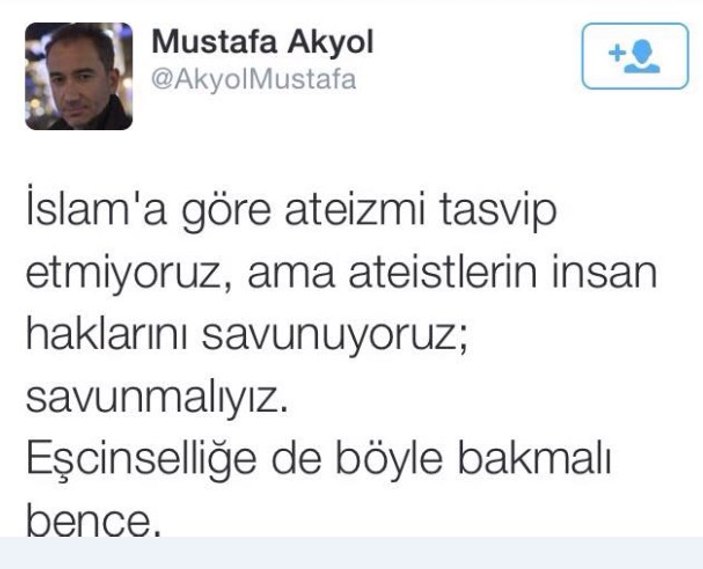 Cemaat'in İslam'ı yok sayan yazarı da varmış