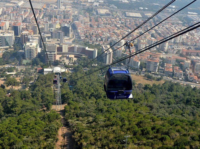 Balçova teleferiği tekrar hizmete açıldı