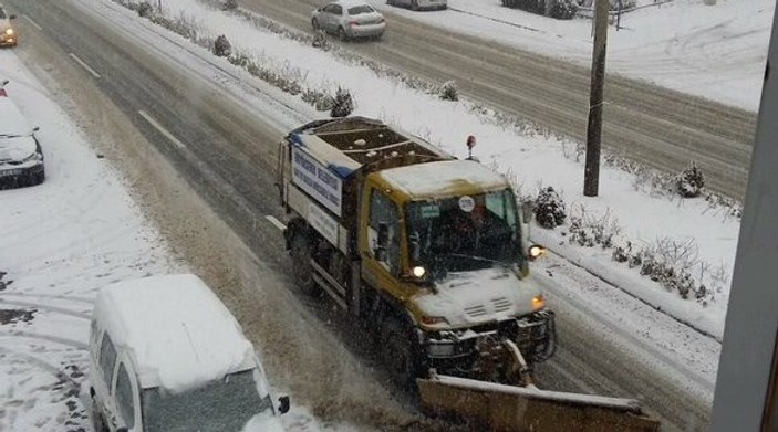Ankara'da kar yağışı etkili oldu