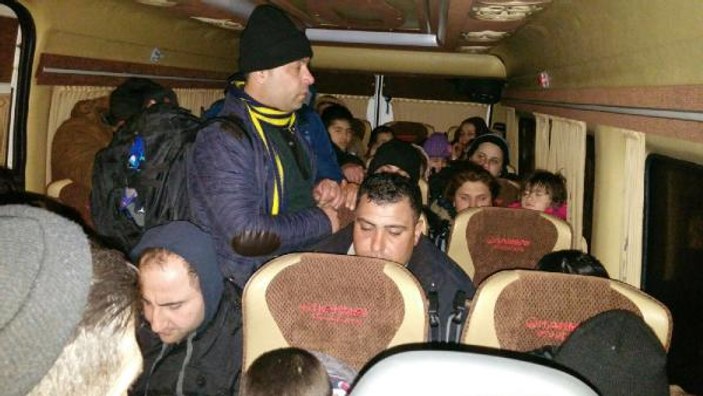 Edirne’de 115 Suriyeli göçmen yakalandı