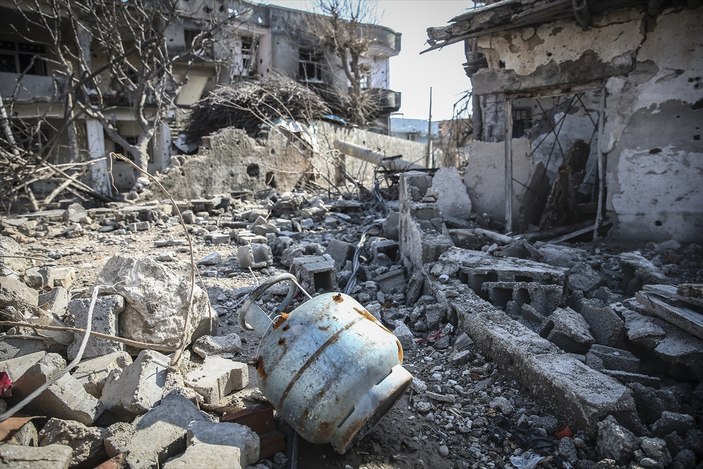 Teröristlerin Cizre'ye verdiği zarar ortaya çıktı