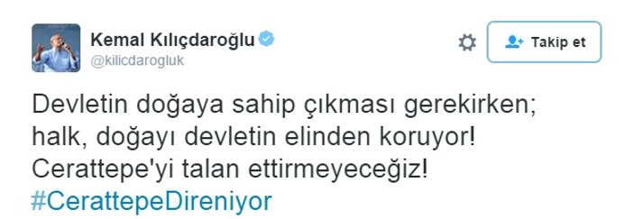 Kılıçdaroğlu: Cerattepe'yi talan ettirmeyeceğiz