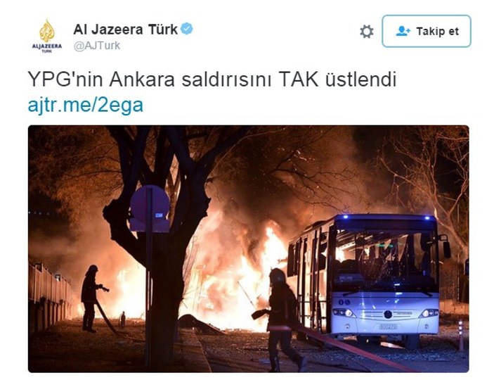 YPG'nin Ankara'daki terörünü TAK üstlendi