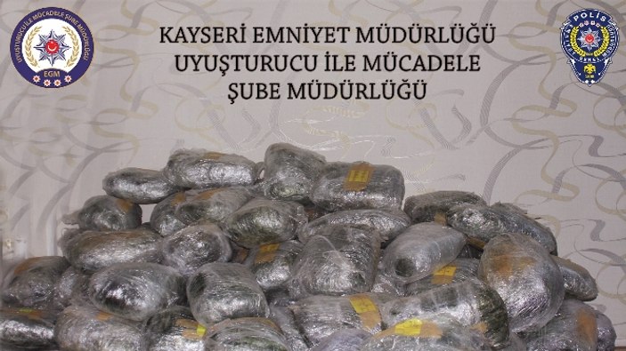 Piyasa değeri 1 milyon liralık uyuşturucu ele geçirildi