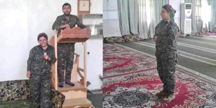 YPG'lilerden camide saygısızlık