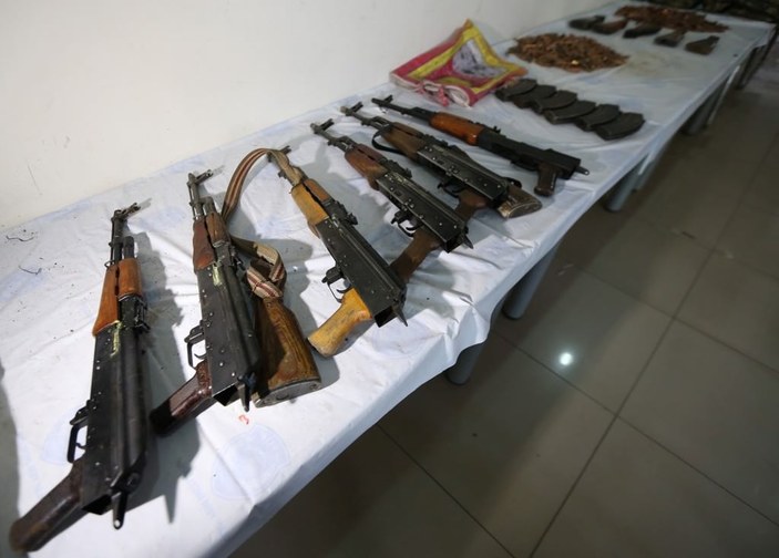 Yüksekova'da PKK'nın silah tamirhanesi bulundu