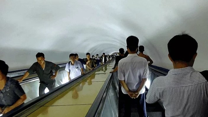 Kuzey Kore'nin gizemli tüneli ilk kez görüntülendi