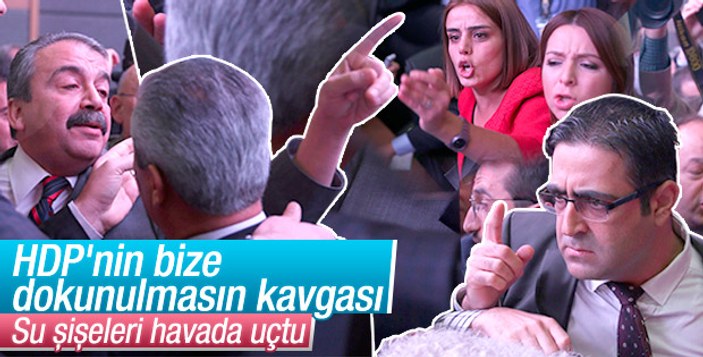 Davutoğlu kavgacı HDP'lilere sert çıktı