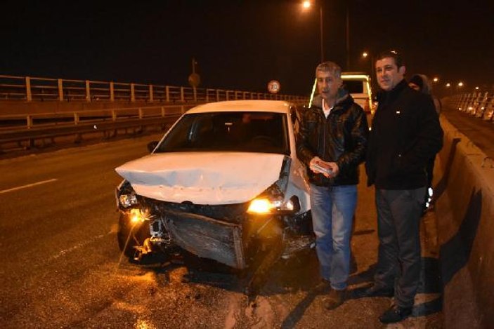 İzmir'de buzlanma kazaları