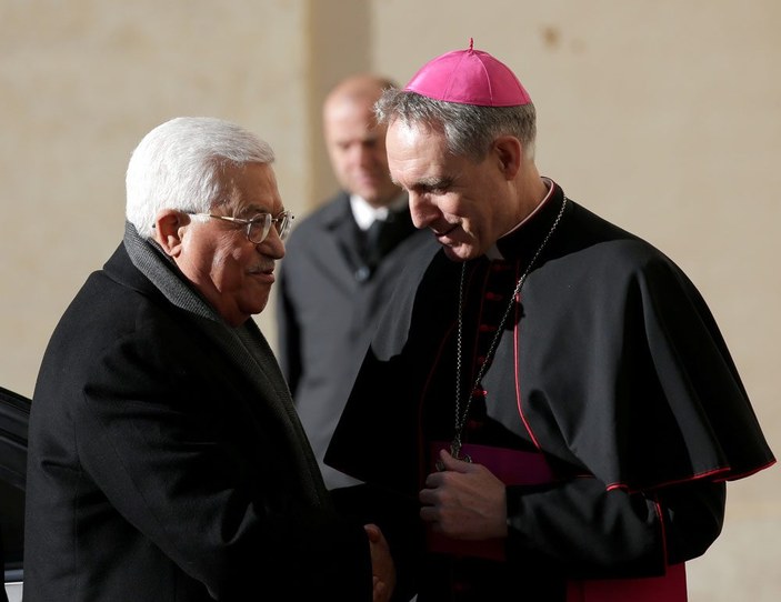 Vatikan'da ilk Filistin Büyükelçiliği açıldı