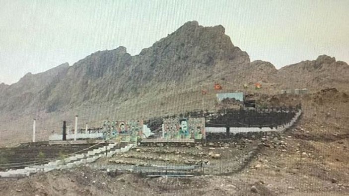 PKK'nın Sincar Dağı eteklerinde kurduğu terör kampı
