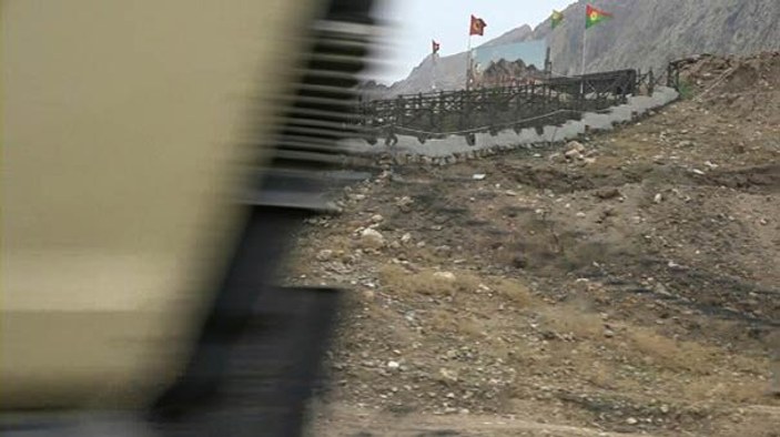 PKK'nın Sincar Dağı eteklerinde kurduğu terör kampı