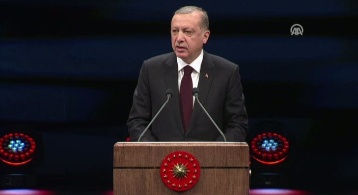 Cumhurbaşkanı Erdoğan Beştepe'de