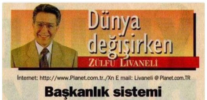 Livaneli'den başkanlığı öven yazısı hakkında açıklama