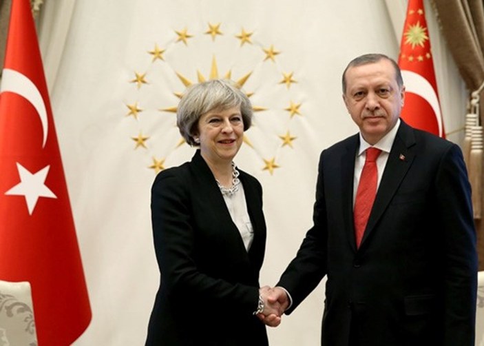 Erdoğan ve May'den ortak basın toplantısı