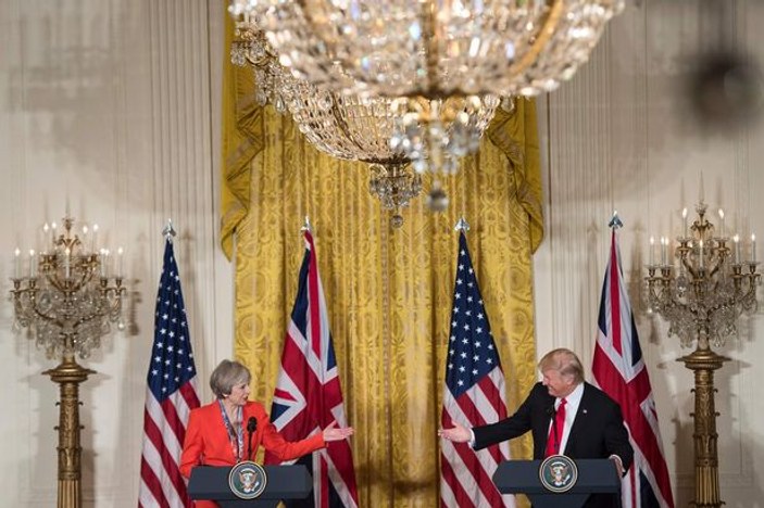 İngiltere basınında May ve Trump aşkı