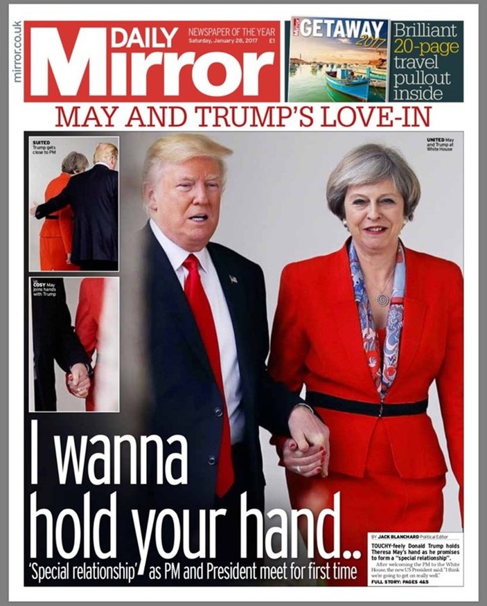 İngiltere basınında May ve Trump aşkı