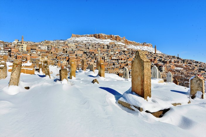 Kar Mardin'e ayrı bir güzellik kattı