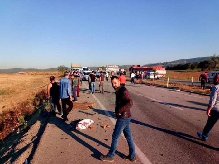 Bursa-Ankara yolunda kaza: 7 ölü